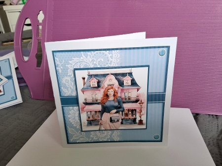 Ooh La La 2 Card Front 6x6 by Christine Garner
