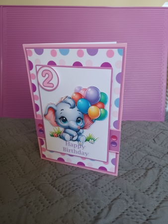 Little Elephant Birthday ~ Age 1 to 8 by Christine Garner