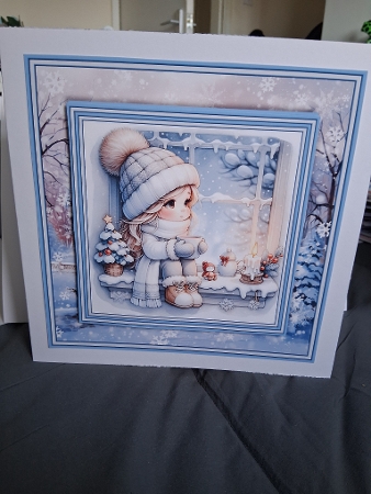 Winter Girl - Mini Kit REQUEST 8x8 by Christine Garner