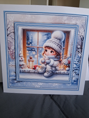 Winter Girl - Mini Kit REQUEST 8x8 by Christine Garner