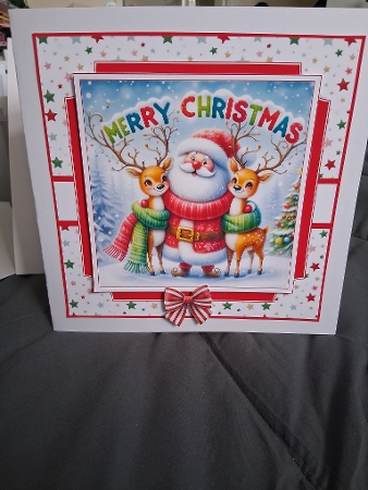 North Pole Cheer 8 x 8 by Christine Garner