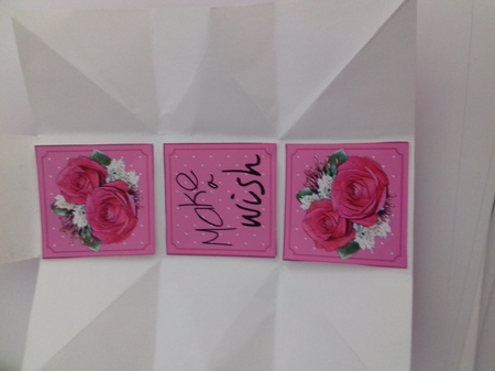 Luxurious Roses 3D Fancifold Treat Favour Box by Christine Garner