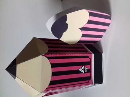 3D Pencil Shaped Treat or Favour Box Mini Kit by Christine Garner