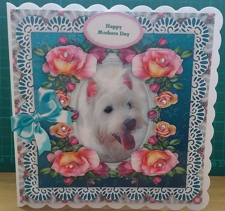 West Highland Terrier Puppy Dog Card Kit by Christine Garner