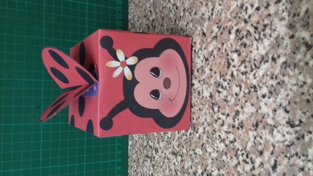3D Cute Critter Treat Box Gift Set Mini Kit - Ladybird by Christine Garner