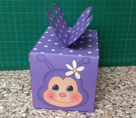 3D Cute Critter Treat Box Gift Set Mini Kit - Butterfly by Christine Garner
