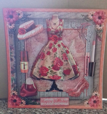Fashion 4 x 8x8ins Topper kits by Christine Garner