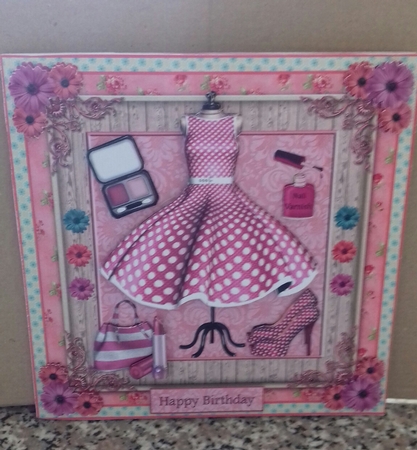 Fashion 4 x 8x8ins Topper kits by Christine Garner
