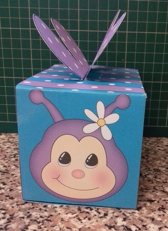 3D Cute Critter Treat Box Gift Set Mini Kit - Butterfly by Christine Garner