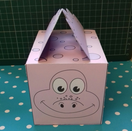 3D Cute Diddy Dino Treat Box Gift Box Mini Kit - Denise by Christine Garner