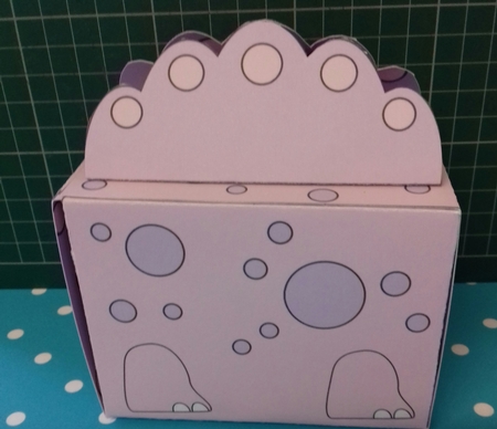 3D Cute Diddy Dino Treat Box Gift Box Mini Kit - Denise by Christine Garner