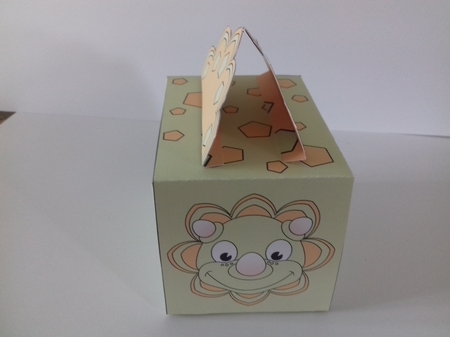 3D Cute Diddy Dino Treat Box Gift Box Mini Kit - Tyr by Christine Garner