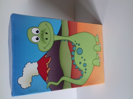 3D Gift Bag Mini Kit - Cute Little Dinosaur Dennis by Christine Garner