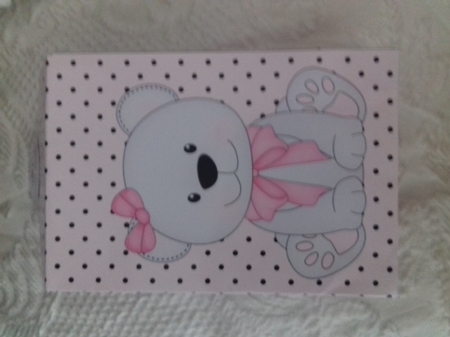 3D Gift Bag Mini Kit - Cute Little Bessy Bear by Christine Garner