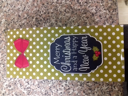 3D Christmas Spots Milk Carton Treat Box by Christine Garner