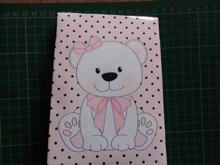 3D Gift Bag Mini Kit - Cute Little Belle Bear by Christine Garner