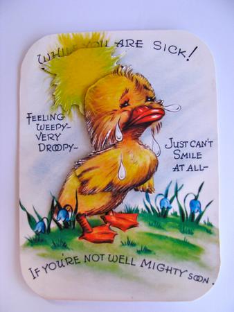 Weepy Duck by Christine Pagan