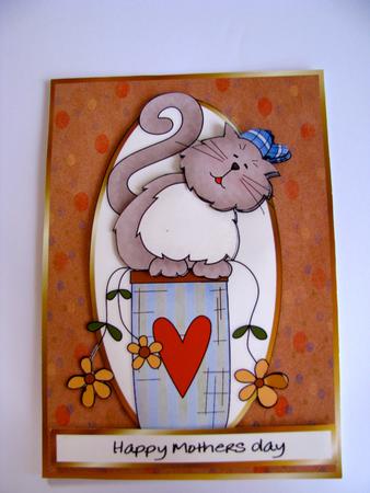 Cat on a Vase by Christine Pagan