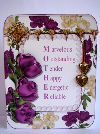 Mother Card Topper A by Christine Pagan