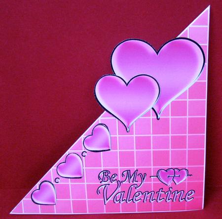 Valentine Diagonal Over the Edge by Christine Pagan