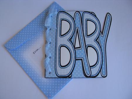 Baby Word Book Kit in Baby Blue by Christine Pagan