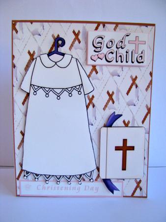 Godchild Girl Christening by Christine Pagan