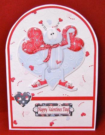 Love Bug Valentines Over the Edge Design by Christine Pagan