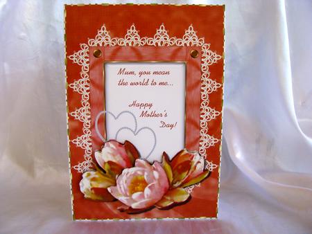 Lace Frame for Mum by Christine Pagan