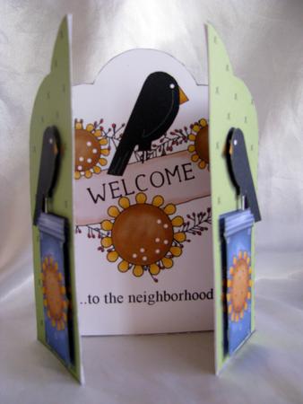 Welcome Crows Gate Fold by Christine Pagan