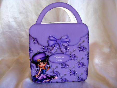 Pretty in Purple - Purse by Christine Pagan