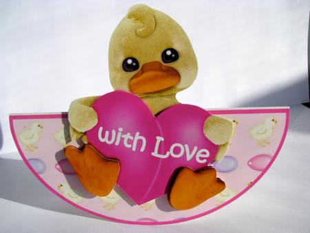 Easter Duckling - Wobble Card by Christine Pagan