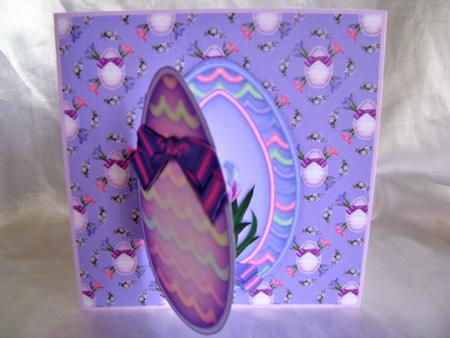 Opening Egg Quick Card - Lilac by Christine Pagan