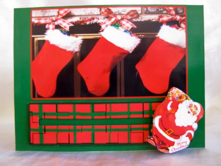 Santa Slider 2 Card by Christine Pagan