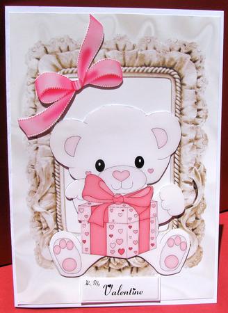 Little White Love Bear by Christine Pagan