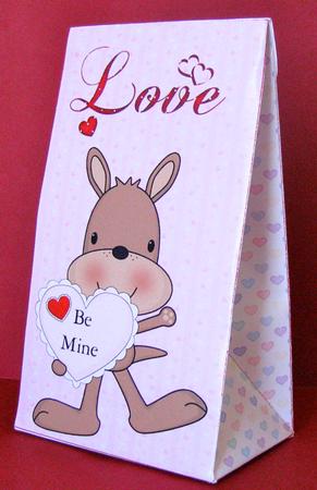 Kangaroo Love 1 Pinch Bag by Christine Pagan