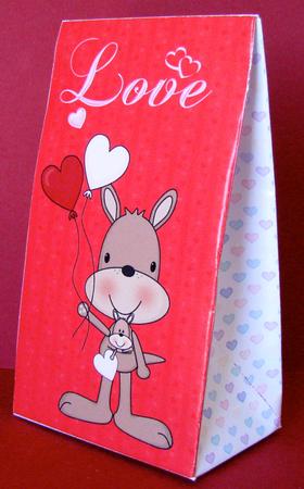Kangaroo Love 2 Pinch Bag by Christine Pagan