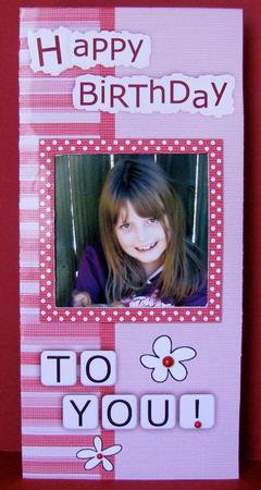 Add a Photo Birthday with Easy Fold Frame by Christine Pagan