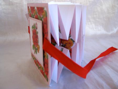 Roses Are Red Exploding Book Base by Christine Pagan
