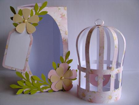 Daisy Birdcage by Christine Pagan