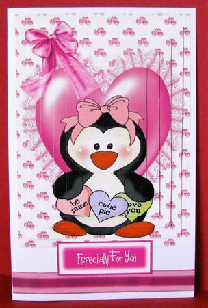 Cutie Little Penguin, Valentines, Pyramids by Christine Pagan