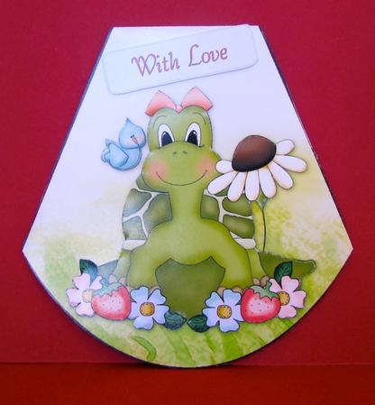 Summer Tortoise Wobbler by Christine Pagan