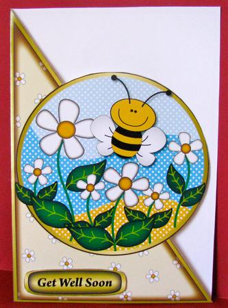 'bee' Happy Cut and Fold by Christine Pagan