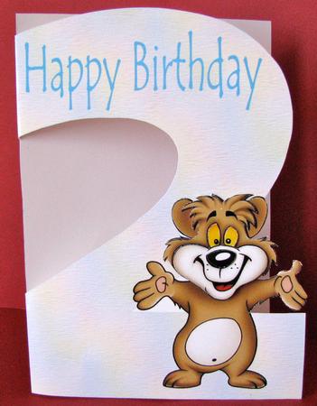 2nd Birthday Card by Christine Pagan