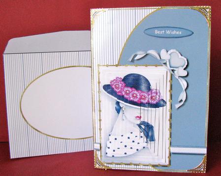 Shy Beatuy Pyramid Card Kit by Christine Pagan