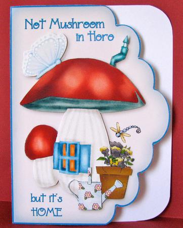 Not Mushroom in Here by Christine Pagan