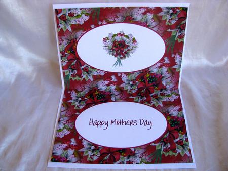 Mothers Day Bouquet Insert Landscape by Christine Pagan