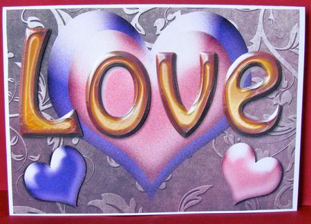 Love with Hearts by Christine Pagan