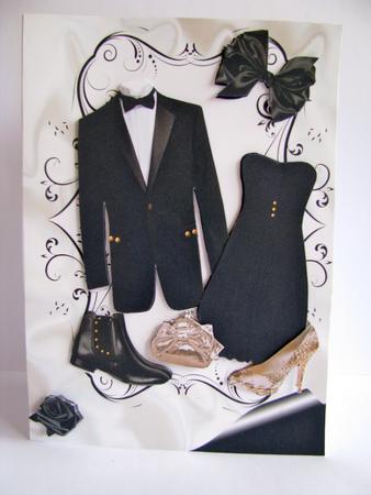 Evening Wear! Black Dress & Tuxedo by Christine Pagan