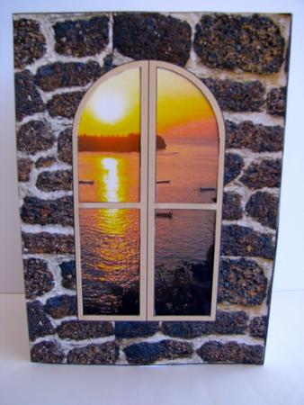 The View from My Window - Seaside Sunset by Christine Pagan