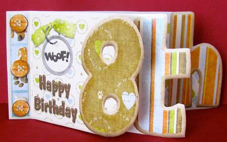 Happy 8th Birthdayumber Book Sheet by Christine Pagan